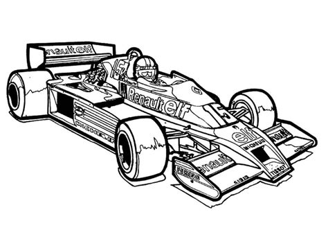 Free Printable Formula 1 Coloring Pages Pdf Cars