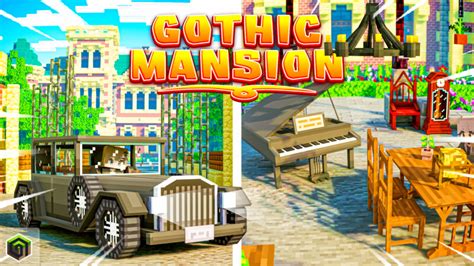 Gothic Mansion By Crackedcubes Minecraft Marketplace Minecraftpal