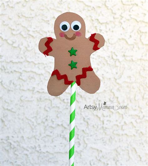 Gingerbread Man Puppet Craft And Gingerbread Books Puppet Crafts