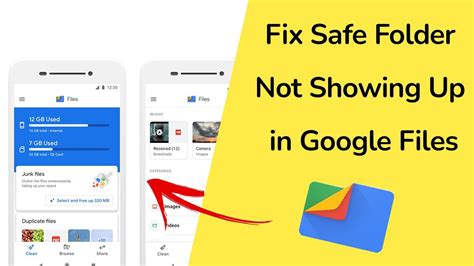 How To Show Safe Folder In Google Files YouTube