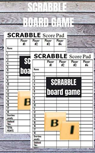 Scrabble Score Sheet Scrabble Score Pad Book Score Keeping Pads