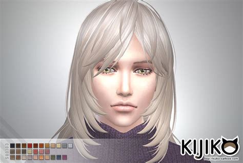 Sims 4 Ccs The Best Hair By Kijiko