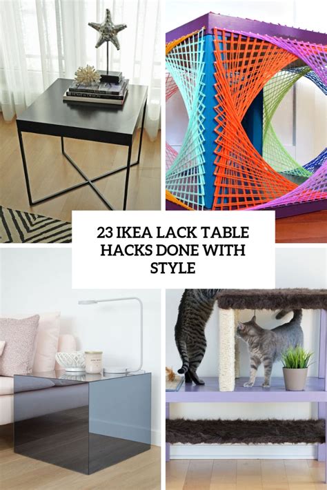 23 Ikea Lack Table Hacks Done With Style Marea Brava