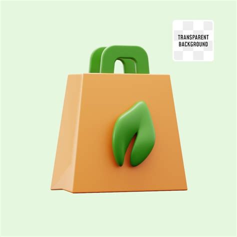 Premium PSD Organic Recyclable Grocery Shopping Bag Environment