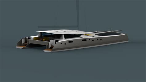 24m Custom Fast Performance Catamaran Owen Clarke Design Yacht