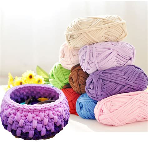 1pc Hand Knit Woven Thread Thick Yarn Basket Blanket Carpets Yarn