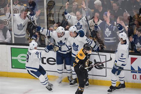 Playoff Notebook Toronto Maple Leafs Push The Boston Bruins To The Brink