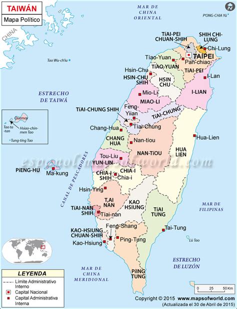 Get taiwan maps for free. Taiwan Mapa