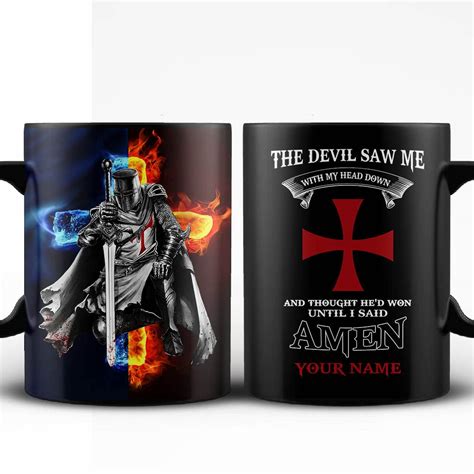 Buy Artsy Woodsy Personalized Crusader Knights Templar Mug Knights Templar Medieval Medieval