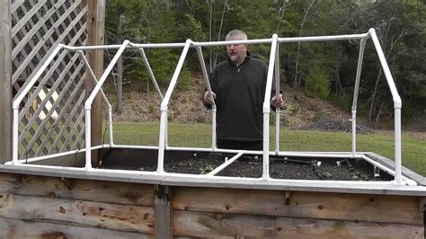 It's exactly what i need. Build A Mini Greenhouse For Raised Beds - YouTube