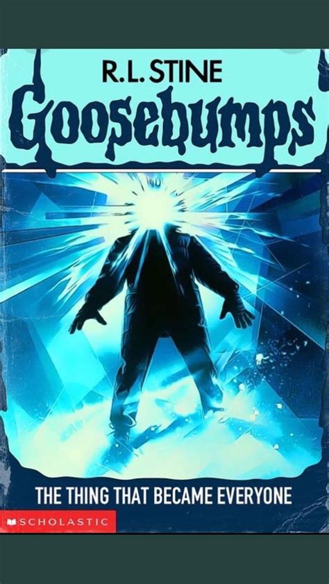 Goosebumps The Thing Crossover Goosebumps Books Horror Books