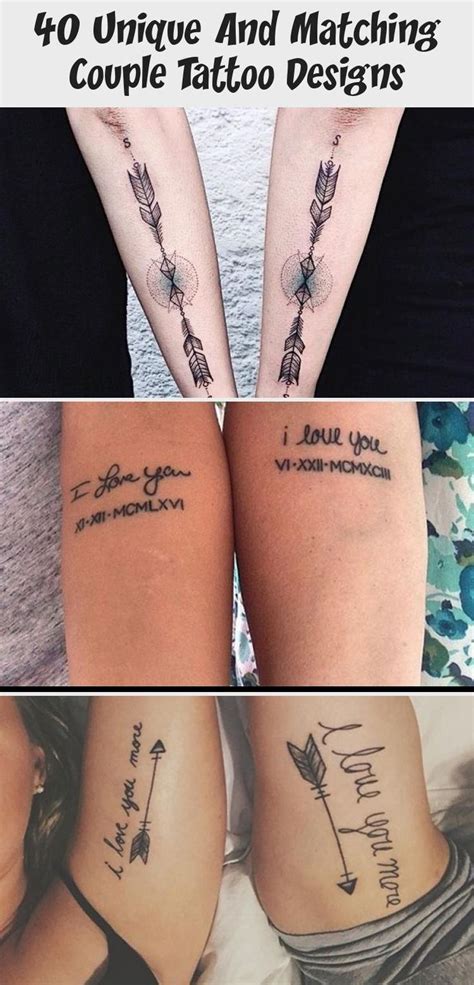 Couples nicknames are also a great way to call upon your love in the middle of a crowd. 40 Unique And Matching Couple Tattoo Designs in 2020 (With ...