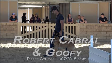 Robert Cabral Dog Training Obedience And Protection Demo With Goofy