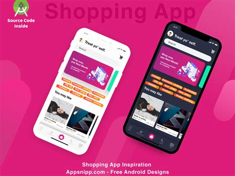 Clean Shopping App Design Uplabs