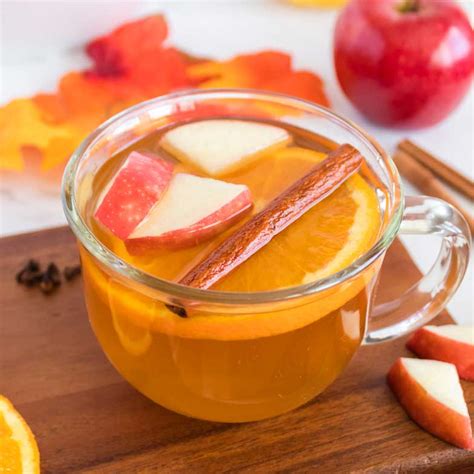 Hot Spiced Apple Cider Easy Wholesome