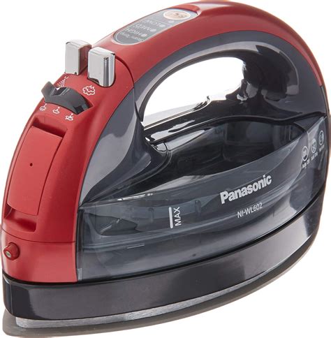 Panasonic 360 Ceramic Cordless Freestyle Metallic Red Iron Amazon Com