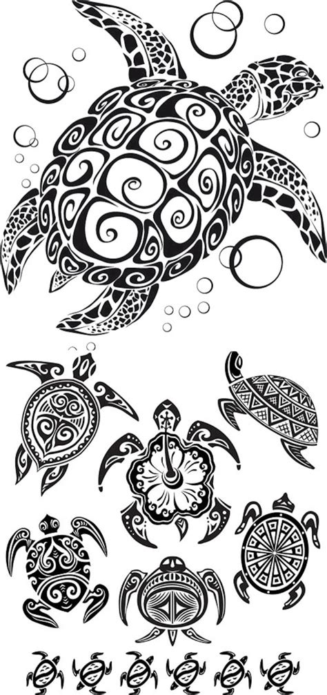 Tribal Turtle Tattoo Designs Clip Art Library