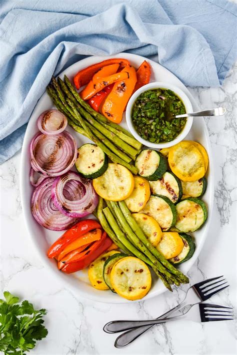 Grilled Vegetable Platter Fresh Apron
