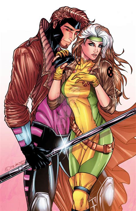 Gambit And Rogue By Sorah Suhng On Deviantart