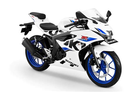 2018 Suzuki Gsx R150 New White Colour Variant Launched In Indonesia
