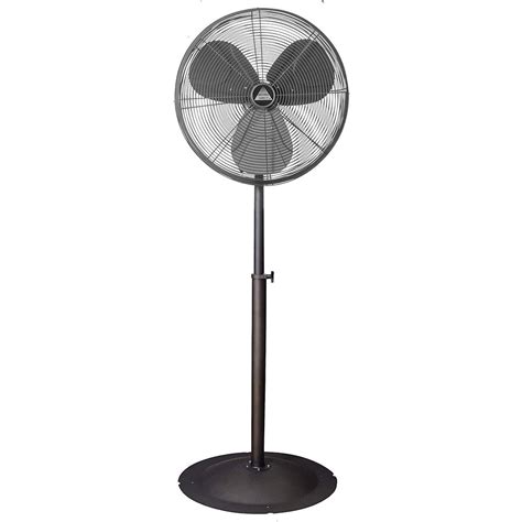 Indooroutdoor 24 Oscillating Pedestal Fan For Wet Locations Oil Rub