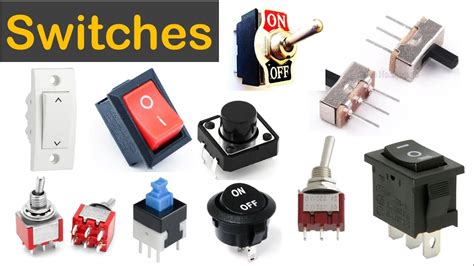 Switches Types Symbol And Working Basic Electronics Youtube