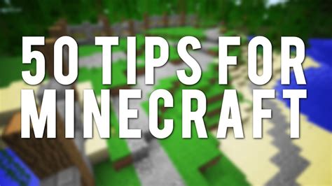 Minecraft 50 Tips You May Not Have Known Youtube