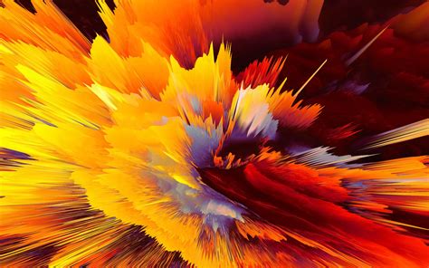 Explosión De Colores Abstracta Fondo De Pantalla 4k Ultra Hd Id4767