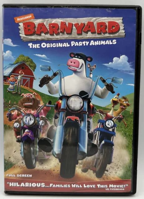 Barnyard Dvd Full Screen Nickelodeon The Original Party Animals 2006 9