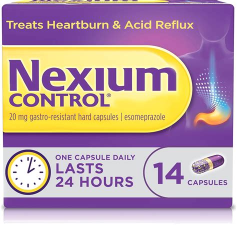 Nexium Control Capsules Gastro Resistant Esomeprazole 20 Mg Easy To
