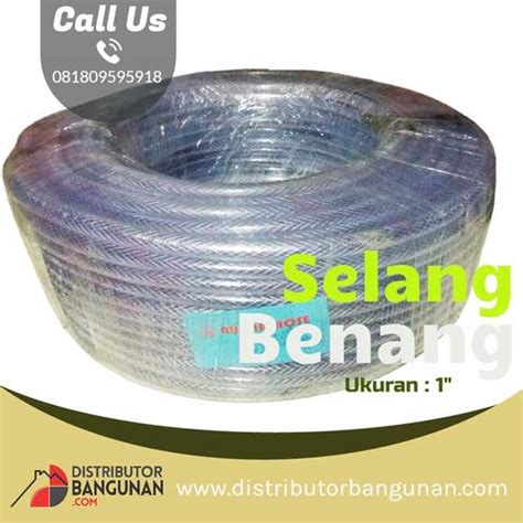 Jual Selang Air Benang Elastis Tebal Serat Untuk Kran Keran Inch