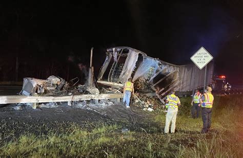 Driver Killed In Fiery Crash On I 95 Friday Night Identified Wsav Tv