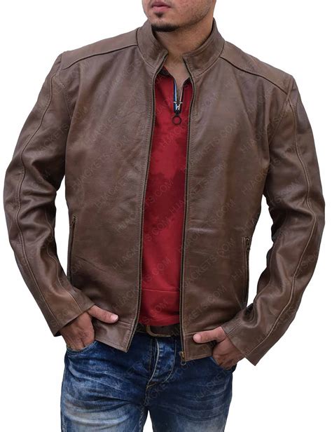 Jason Bourne Matt Damon Leather Jacket Hjackets