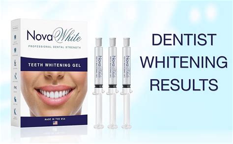 Novawhite Teeth Whitening Gel Syringes 3 3cc 22