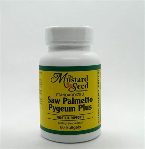 Saw Palmetto Pygeum Plus The Mustard Seed