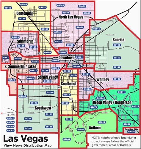 Zip Code Map Of Las Vegas Nv Anetta Mathilda