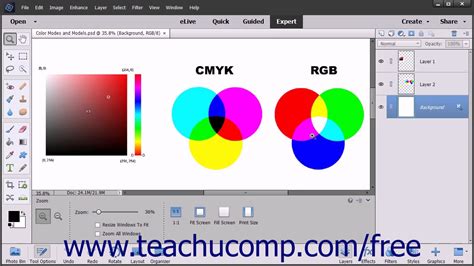 Photoshop Elements 15 Tutorial Color Modes And Models Adobe Training