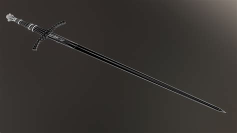 Dark Fantasy Templar Long Sword 3d Modelle In Nahkampf 3dexport