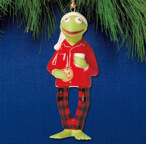 Muppet Stuff New Lenox Pajama Kermit Ornament