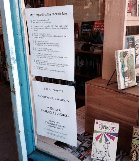 Come Celebrate 28 Years Of Phoenix Books And Meet The New Owners Of Folio Books Noe Valley Sf