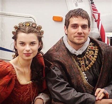 Henry Cavill And Rebekah Wainwright Behind The Scenes Of Showtimes The Tudors Charles