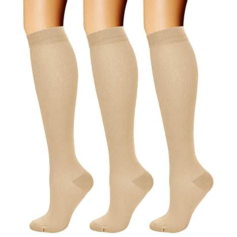 CHARMKING Compression Socks 3 Pairs 15 20 MmHg Is Best Athletic
