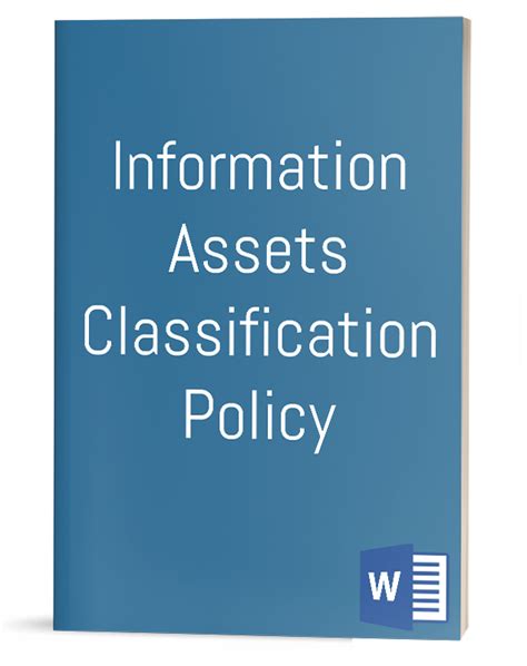 Information Assets Classification Policy It Procedure Template