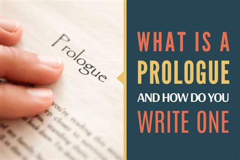 How To Write A Prologue Understand How To Capture The Readers Attention