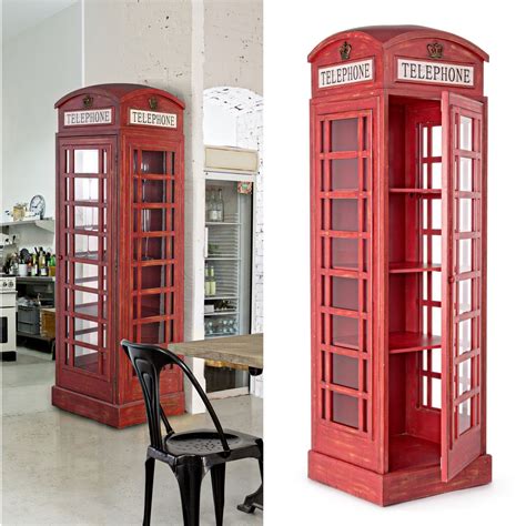 Fu proprio così che nacque la nostra amata cabina rossa o red telephone box come la chiamano i locali. Mobile libreria vetrina rosso a forma di cabina telefonica ...