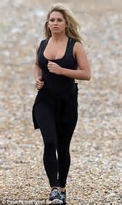 Bianca Gascoigne Gets Put Through Her Paces As She Works Out On Sussex