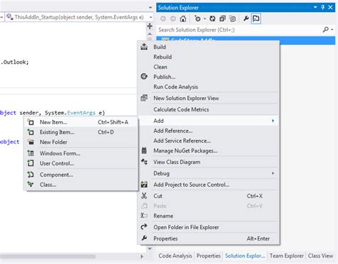 Outlook 2010 Add In Add Button To Outlook Using C Codesteps