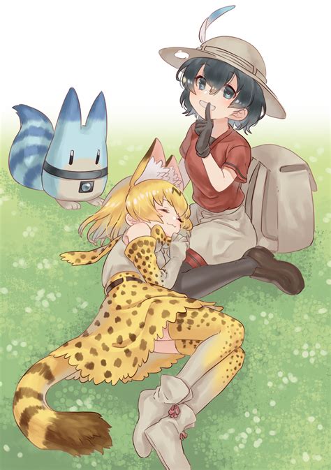 Serval Kaban And Lucky Beast Kemono Friends Drawn By Inukoro Spa