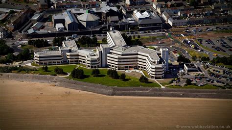 Civic Centre Swansea Wales Aerial Photograph Aerial Photographs Of