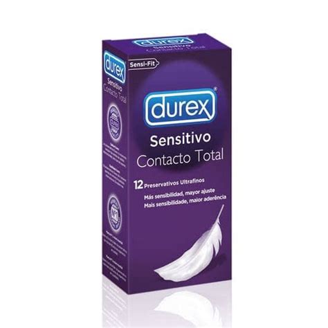 Durex Sensitivo Contacto Total 12 Uds Sensitive Deluxe Sex Shop